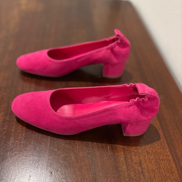 Everlane The Day Heel - Pink Suede, 10, NWOT - Picture 5 of 10